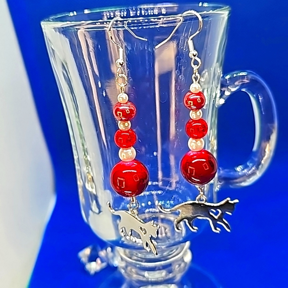 Feline Fine Collection 92.5 SS Post Earrings